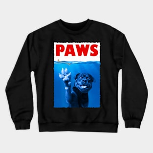 Bold and Beautiful Rottweiler PAWS, Stylish Canine Couture Tee Crewneck Sweatshirt